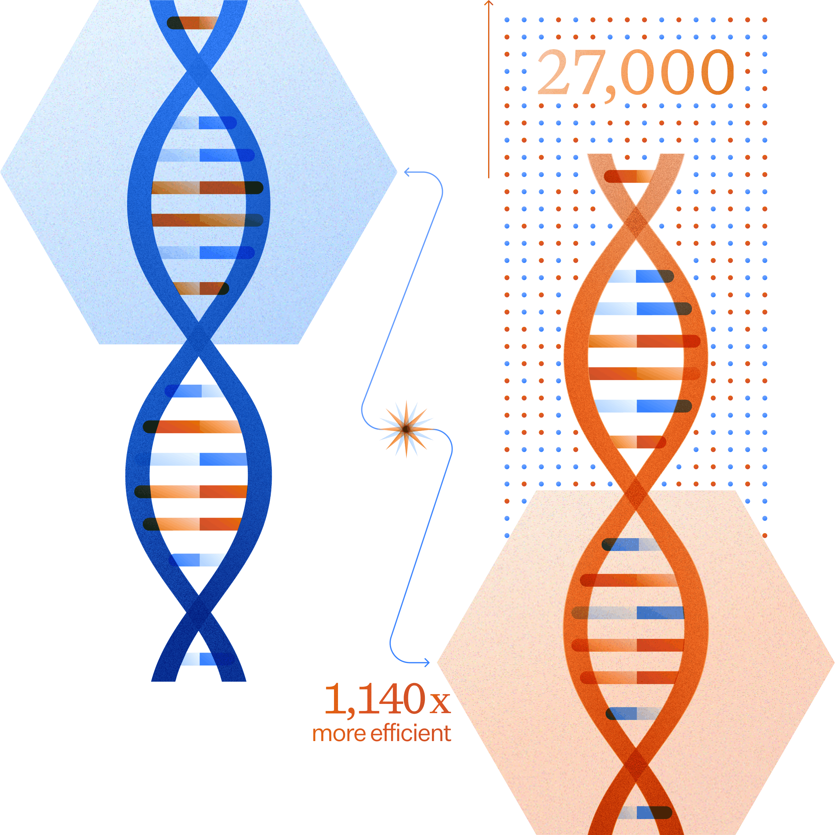 Illustration for large DNA database